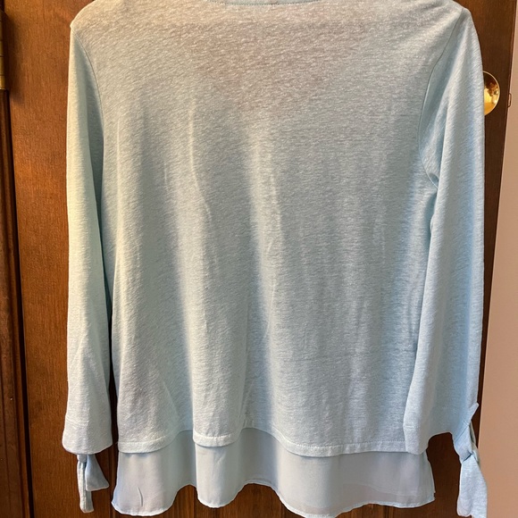 NWT Zac and Rachel Light Blue Top Medium - Picture 5 of 5